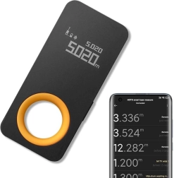 Inteligentný laserový diaľkomer Hoto s Bluetooth a OLED displejom 30 m