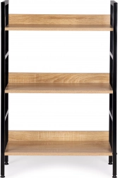 Polica z MDF a kovovým rámom loft, 3 poschodia ModernHome