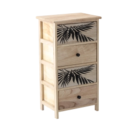 Komoda ZOFIA so 4 zásuvkami 40 × 29 × 73 cm