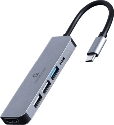 Multifunkčný USB-C adaptér 5v1 s PD, HDMI a USB portmi
