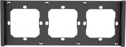 Rámček pre prepínač SONOFF M5 80 trojitý šedo-čierny