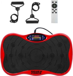 Vibračná plošina Renew Force s Bluetooth a odporovými gumami