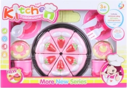 Súprava na krájanie torty s riadom pre deti