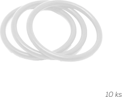 Záclonové krúžky z UH (polyetylén) 3,4 cm, 10 ks