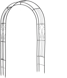 Záhradná kovová pergola 145 × 38 × 240 cm