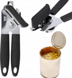 Ručný nerezový otvárač na konzervy s ergonomickými rukoväťami