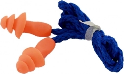 Štuple do uší s povrázkom, opakovane použiteľné, útlm 32 dB