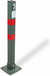 Skladací parkovací stĺpik so zámkom 65 cm