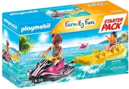 Playmobil Family Fun Štartovací balíček Vodný skúter s banánovou loďou