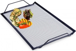 Perforovaný kovový plech na gril 40 × 22 cm