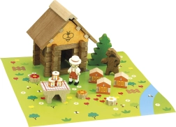 Jeujura drevená stavebnica úľ 50 dielov