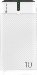 Powerbanka Tracer EnerGo 10000 mAh biela/čierna