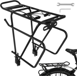 Zadný nosič na bicykel Trizand 38 × 13,5 × 35 cm, nosnosť 25 kg