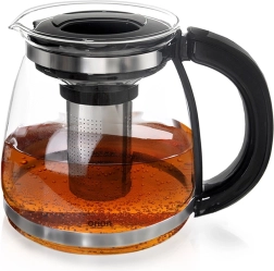 Sklenená kanvica na čaj s nerezovým sitkom 1,73 l