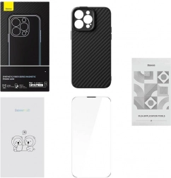 Baseus magnetické puzdro pre iPhone 14 Pro čierne