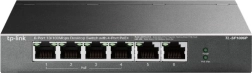 Stolový switch TP-Link so 6 portami 10/100 Mb/s a 4× PoE+