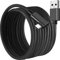 USB-A 2.0 na USB-C kábel 5 m s pravým uhlom IZOXIS