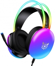 Herné headset ONIKUMA X25 čierny s RGB podsvietením