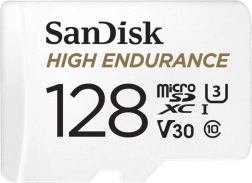 MicroSD karta SanDisk High Endurance 128 GB na monitorovanie a palubné kamery