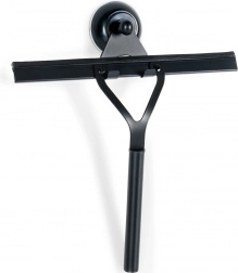 Čierna stierka na sklo s prísavkovým háčikom