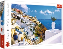 Puzzle Santorini, Grécko 1500 dielikov TREFL
