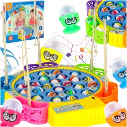 Rodinná hra chytanie rybičiek, 24 rybiek, 1–5 hráčov