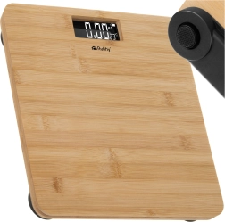 Bambusová kúpeľňová váha s LCD Ruhhy do 180 kg