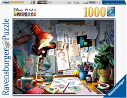 Puzzle Disney Pixar Stôl umelca 1000 dielikov
