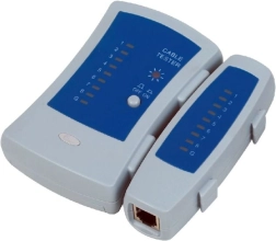 Tester káblov UTP/FTP pre RJ45, RJ11 a RJ12