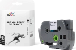 páska pre štítkovače Brother čierna na biele 24 mm x 8 m