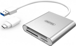 Čítačka pamäťových kariet USB 3.0 + USB Type‑C