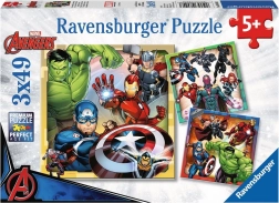 Puzzle Ravensburger Marvel Avengers 3x49 ks