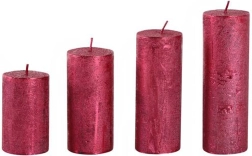 Adventné sviečky fialové – sada 4 ks