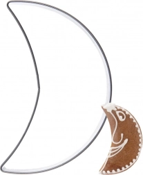 Nerezové vykrajovadlo mesiac 6 cm