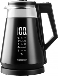 Sklenená rýchlovarná kanvica ThermoSense