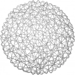 Papierová okrúhla prestierka sivá 35 cm
