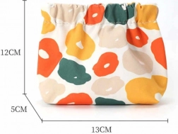 Multifunkčná dámska kozmetická taštička do kabelky s kvetinovým vzorom