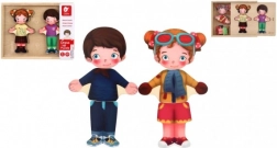 Drevená skladačka Obliekanie