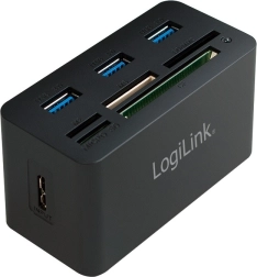 LogiLink USB hub a čítačka kariet