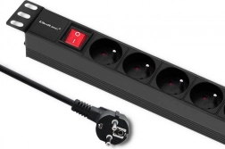 Racková napájacia lišta 1U Qoltec