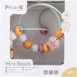 Viga PolarB Drevený Bludiskový Korálkový Labyrint Montessori