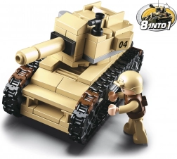 Sluban Army 8-v-1 tank – mini stavebnica