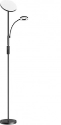Dvojitá stojacia lampa s diaľkovým ovládaním BLITZWILL 36 W, čierna