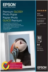 prémiový lesklý fotopapier A4, 255 g/m², 50 listov