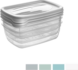 Nádoby na potraviny s viečkom 300 ml – 3 ks