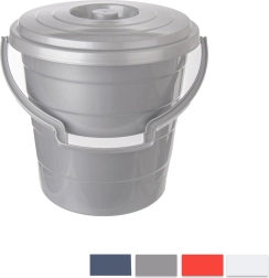 Plastové vedro Hobby s vekom 20 l (mix farieb)