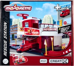 Garáž Majorette Creatix záchranná stanica s vozidlom