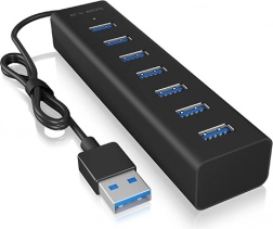 Icy Box 7‑portový USB 3.0 hub so sieťovým napájaním