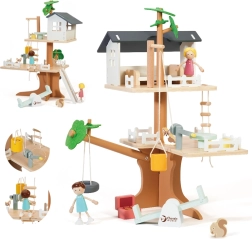 Classic World drevený domček na strome pre bábiky, 31 ks