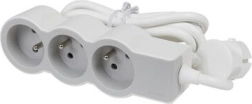 Predlžovací pás Legrand 3 zásuvky 3m biely